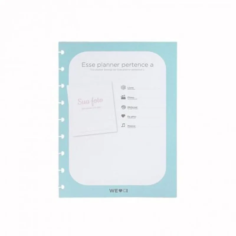 Bloco Refil Médio Planner Inteligente Piy 93 Folhas Cirm3034