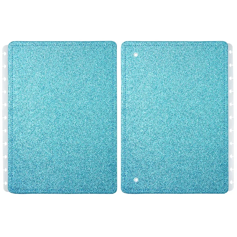 Capa e Contracapa Let's Glitter Ocean Blue Grande