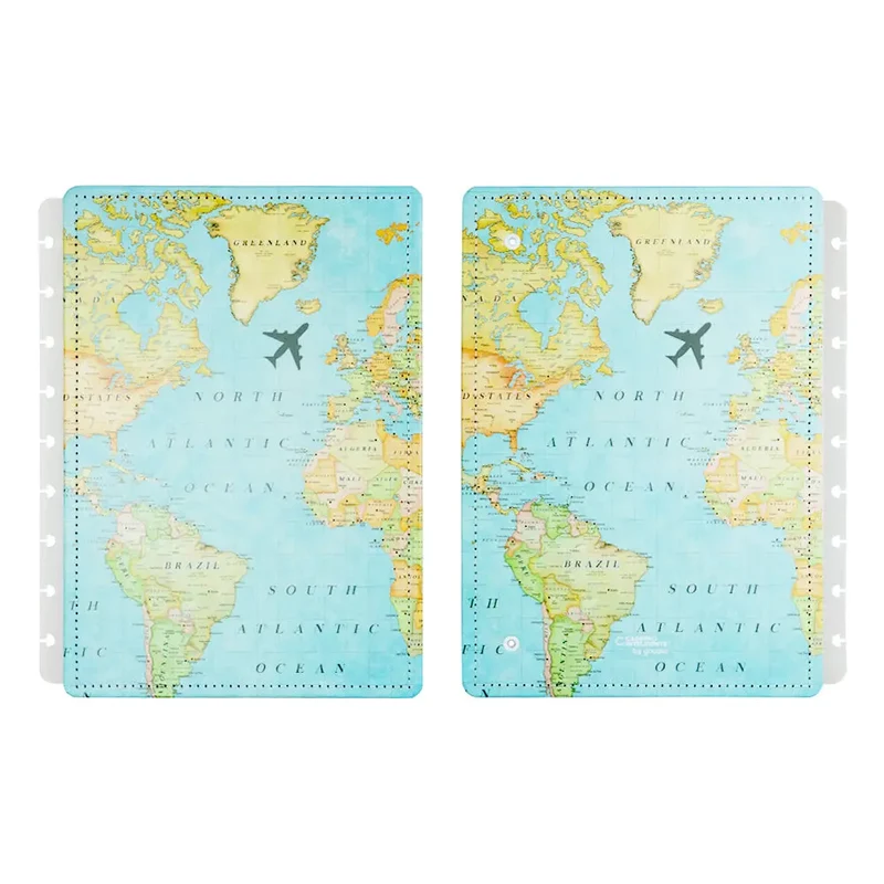 Capa e Contracapa By Gocase Mapa Mundi Médio