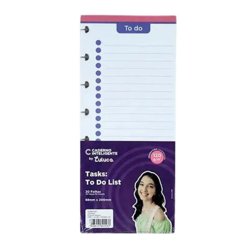 Refil Checklist To Do List by luluca - Caderno Inteligente