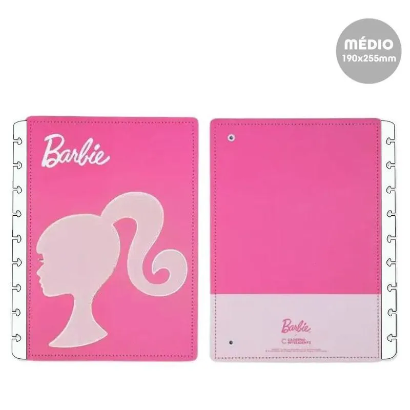 Capa E Contracapa Barbie Pink Caderno Inteligente Médio