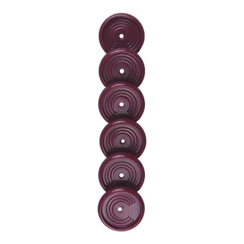 DISCOS + ELÁSTICO VINHO BORDO M