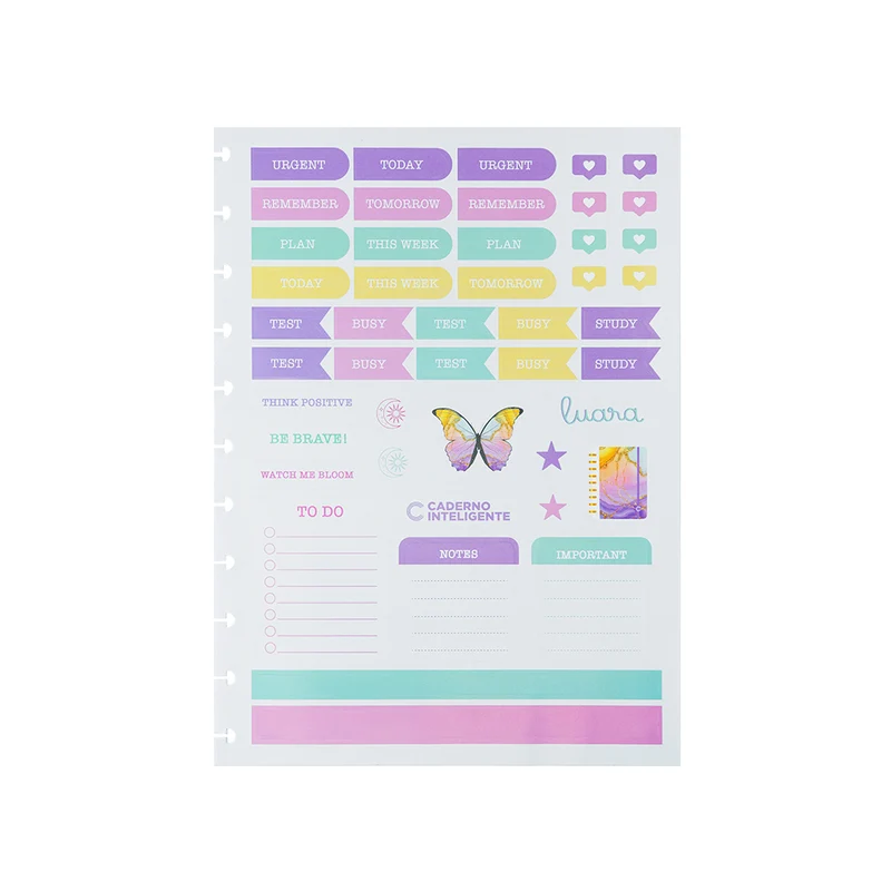 FOLHA DE ADESIVOS CI BY LUARA AURORA Grande
