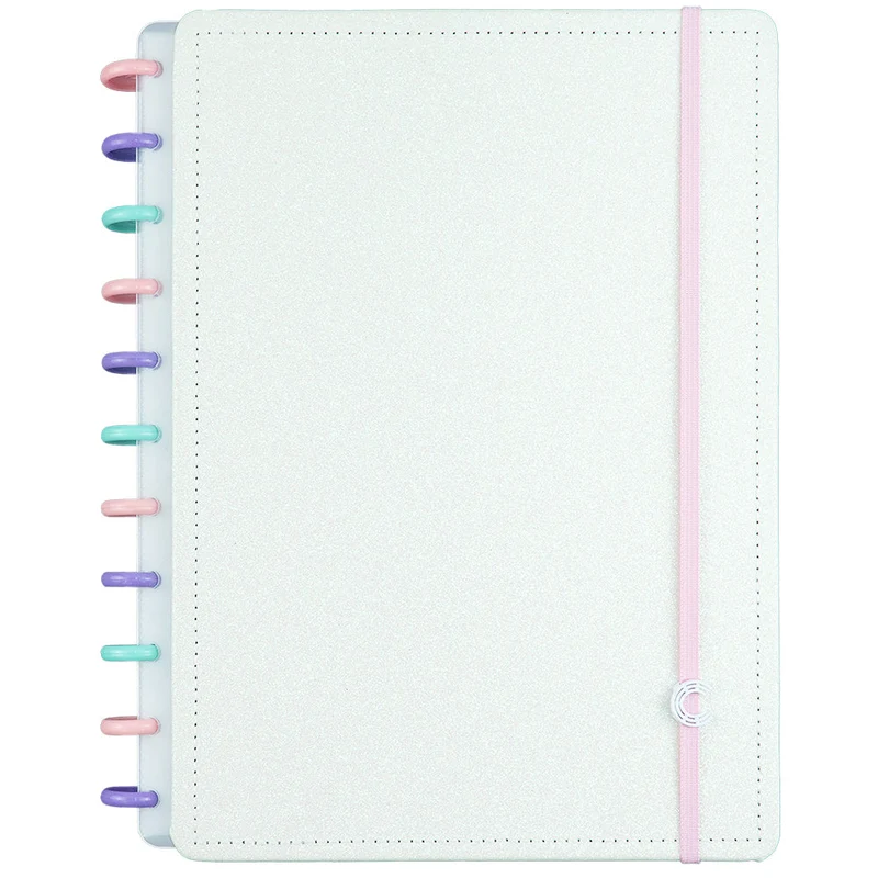 Caderno Let's Glitter Colorful Médio