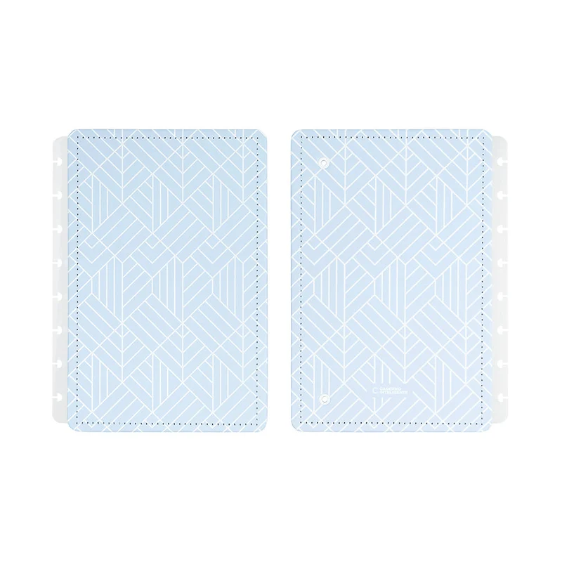 CAPA E CONTRACAPA ICE BLUE A5
