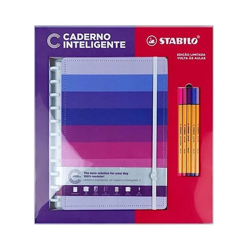 Caderno Inteligente Shades Of Pink Combo Stabilo G (MP)