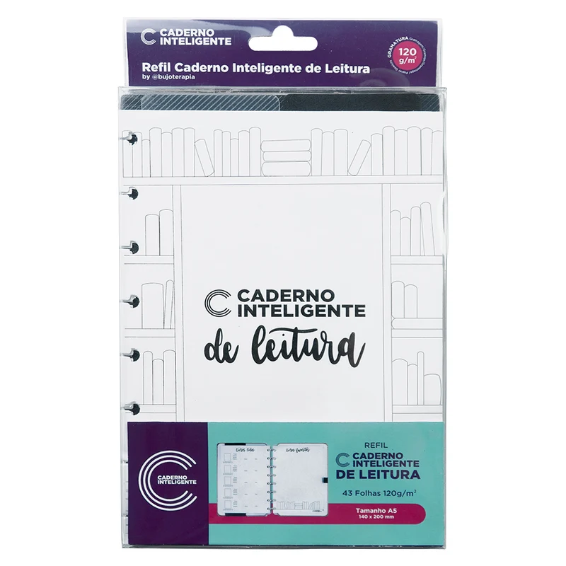 REFIL CADERNO INTELIGENTE DE LEITURA A5 / 120g