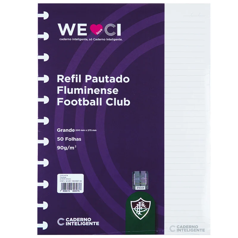 Refil Pautado Fluminense Grande / 90g