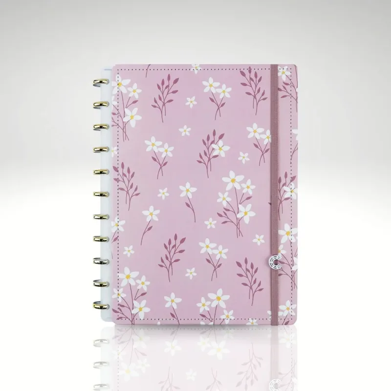 Planner Pink Blossom by Sof A5 - Caderno Inteligente