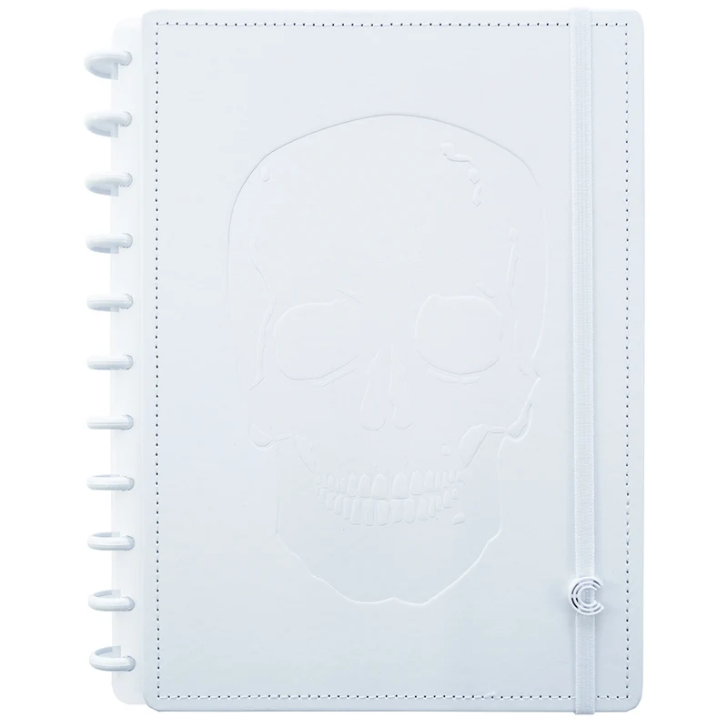 Caderno Alexandre Herchcovitch White Ink Grande