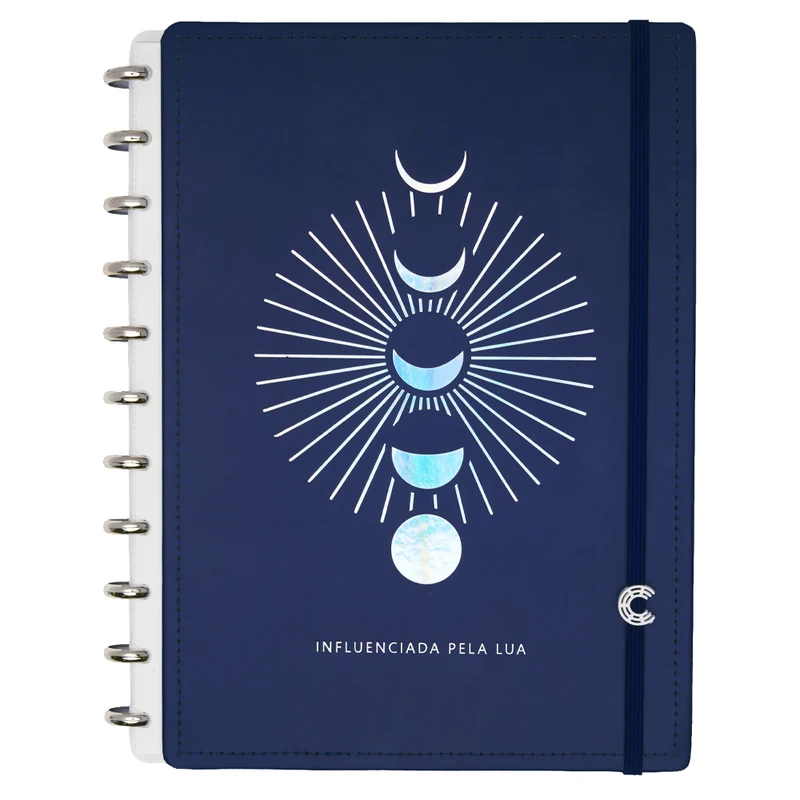 Caderno Mica Rocha Influenciada pela Lua Médio