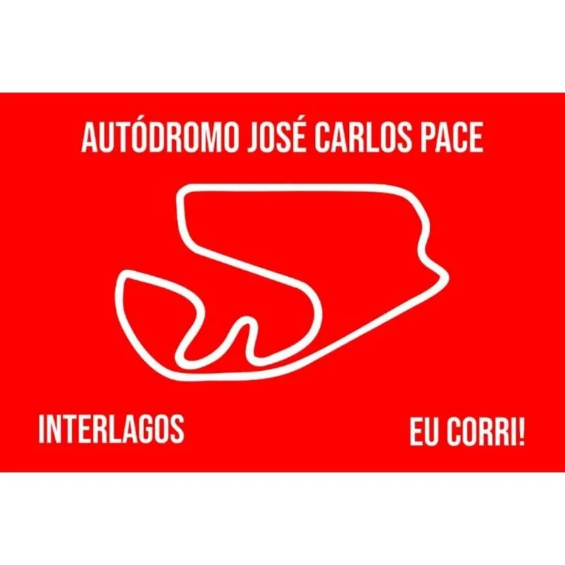 Capacho 40x60cm Racing Interlagos Antiderrapante De Porta Pequeno