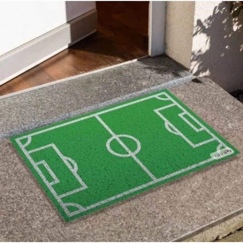 Capacho 40x60cm Campo De Futebol Antiderrapante De Porta Pequeno