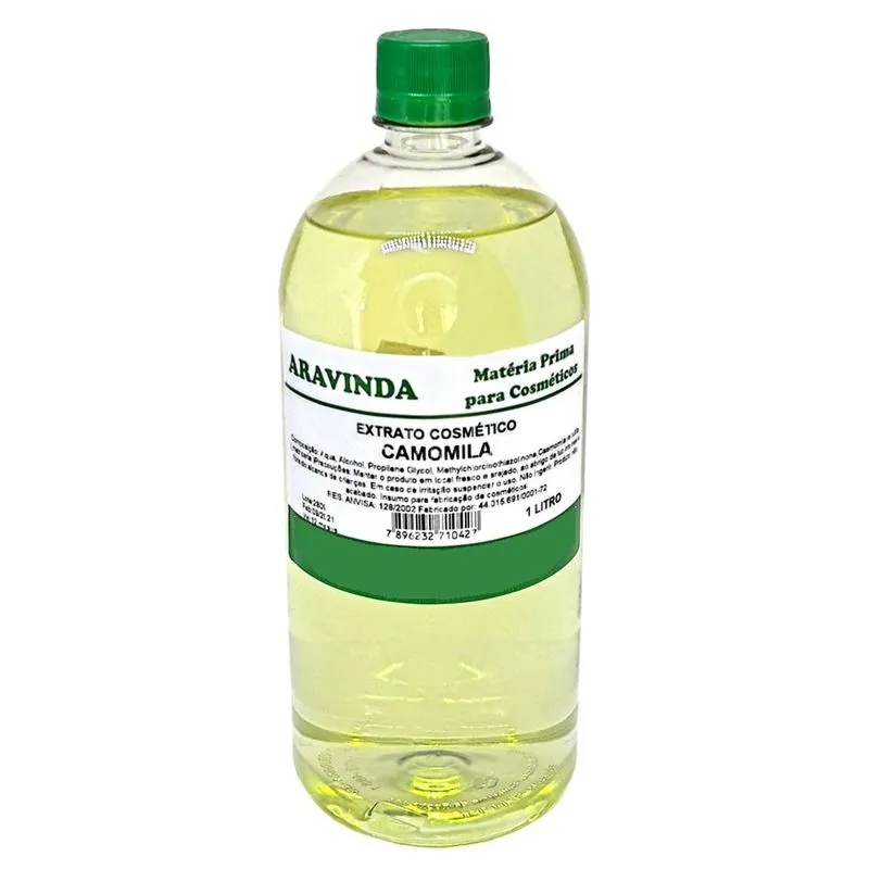 Extrato Glicólico Camomila P/ Cosméticos 1l Ação Refrescante