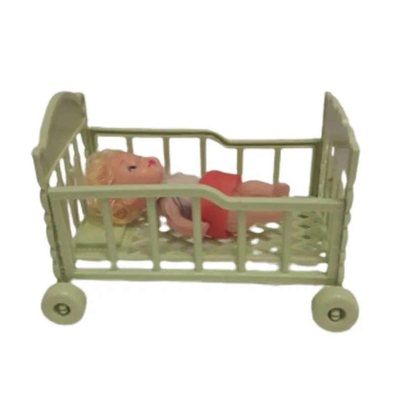 Boneca Com Berço Hora De Dormir Brinquedo Para Criançada