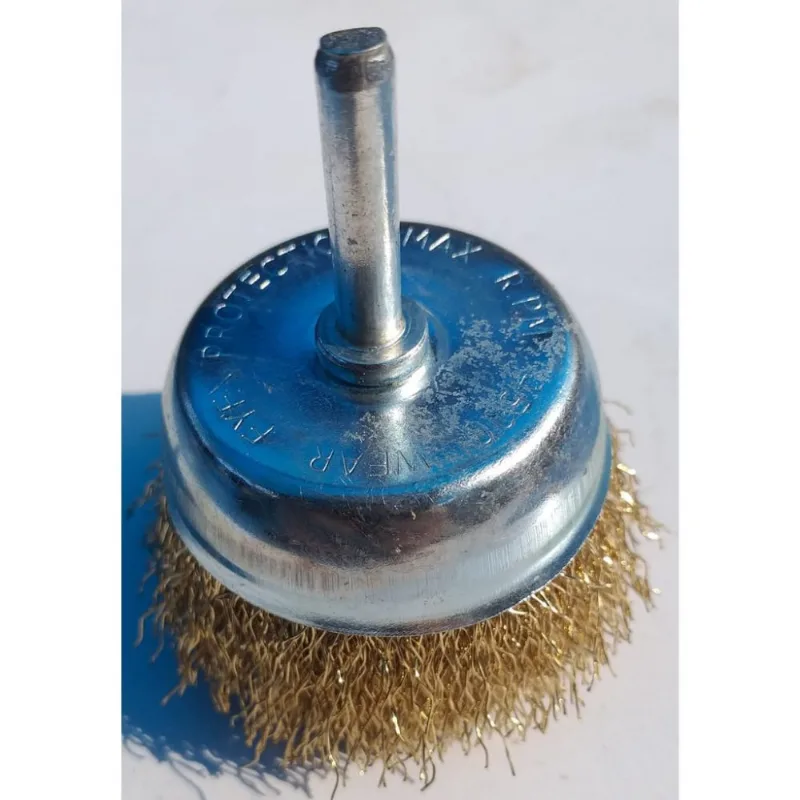 Escova Redonda Em Aço Carbono Para Furadeira Rebo. 02