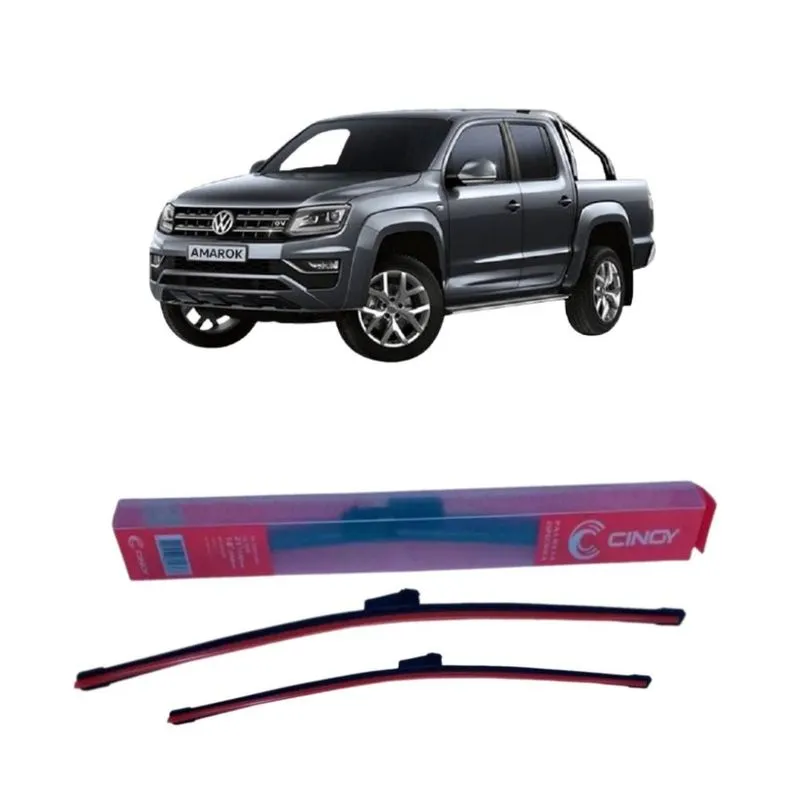 Par De Palheta Específica Para Amarok 13 Limpador Maleável