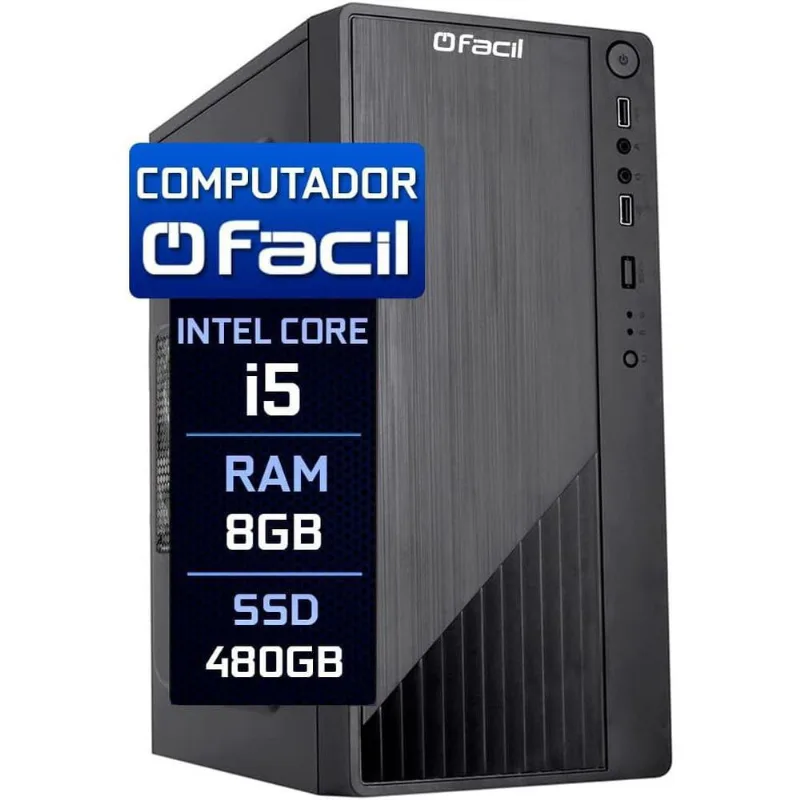 Computador Fácil Intel Core I5 8GB ssd 480GB