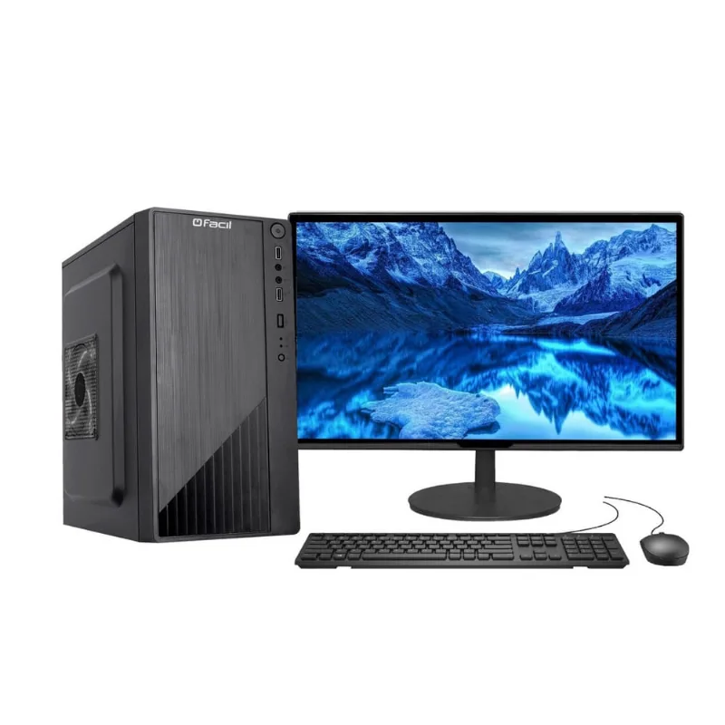 Computador Completo Intel I5 12400F 8Gb Ddr4 Ssd 480Gb 21''