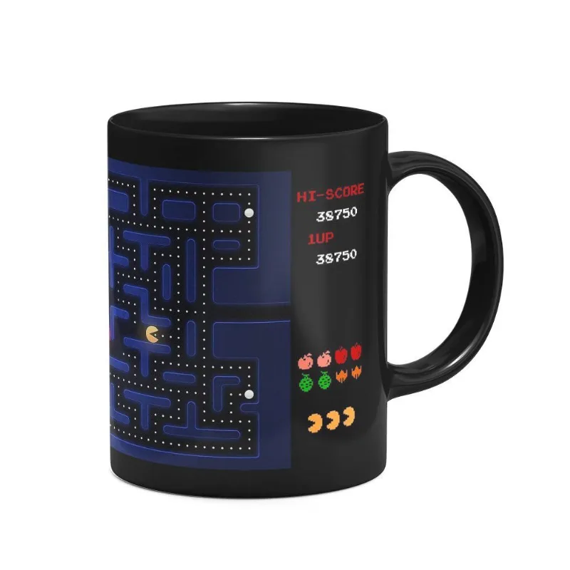 Caneca Gamer Pac Man - Preta