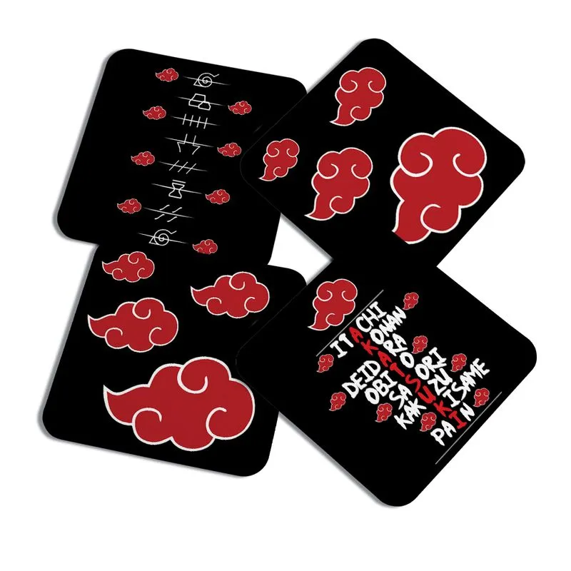 Porta Copos Quadrado - Naruto Akatsuki