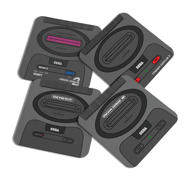 Porta Copos Geek Gamer - Mega Coaster Drive Kit C/4 Peças