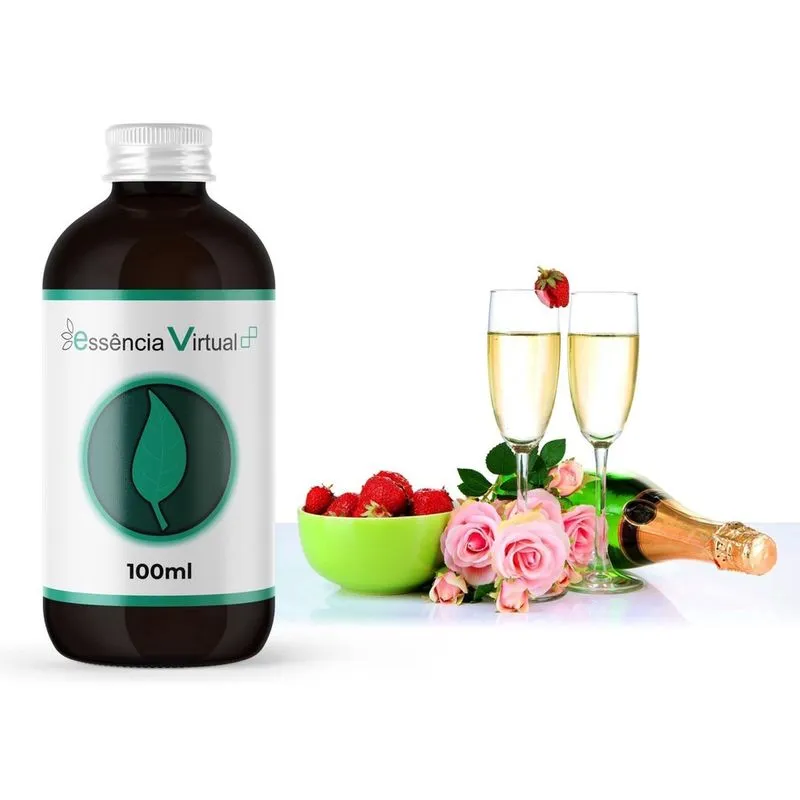 Essência Morango Com Champanhe - 100Ml - Hidrossolúvel