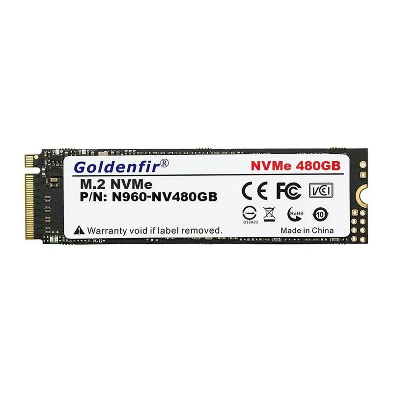 Disco Sólido Interno Goldenfir 480gb M.2 Nvme 2,400mbs