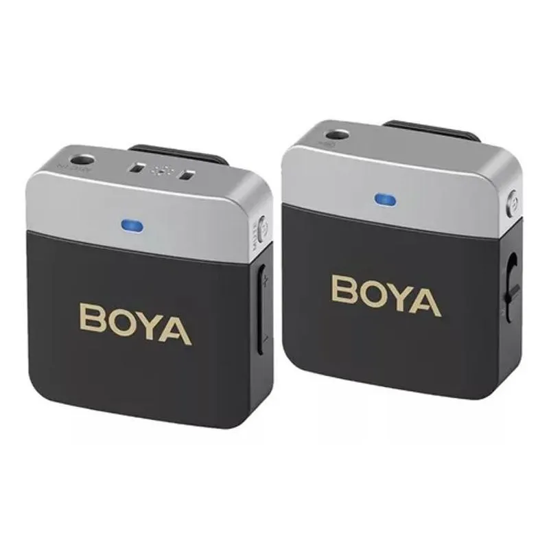 Sistema Microfone Sem Fio Boya By-M1V1 Canal Duplo 2.4Ghz