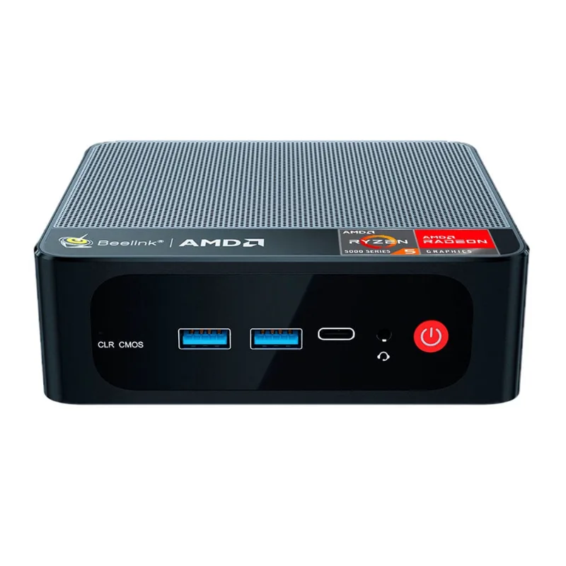 Mini Pc Beelink Processador Amd Ryzen 5 5500U 500gb Ssd 16gb