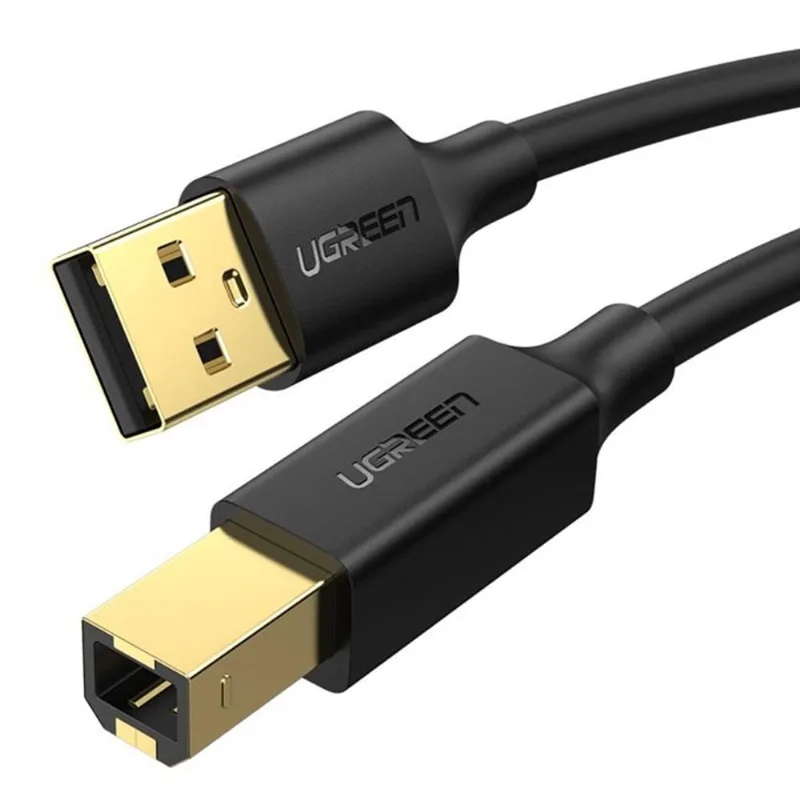 Ugreen Cabo de Impressora Usb 2.0 a/b Universal 3 Metro Preto