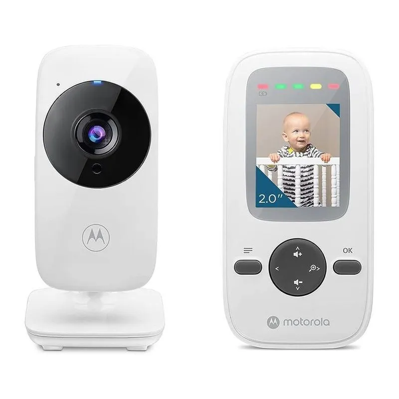 Babá Eletrônica Motorola Vm481 Monitor Vídeo Bebê Tela 2 Pol