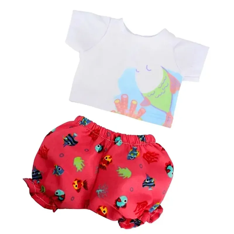 ROUPA BONECA BABY ALIVE - CONJUNTO PEIXINHOS - CASINHA 4