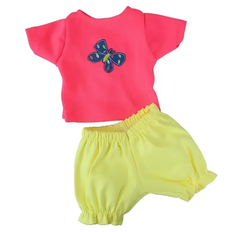 ROUPA BONECA BABY ALIVE - CONJUNTO NEON BORBOLETA - CASINHA 4