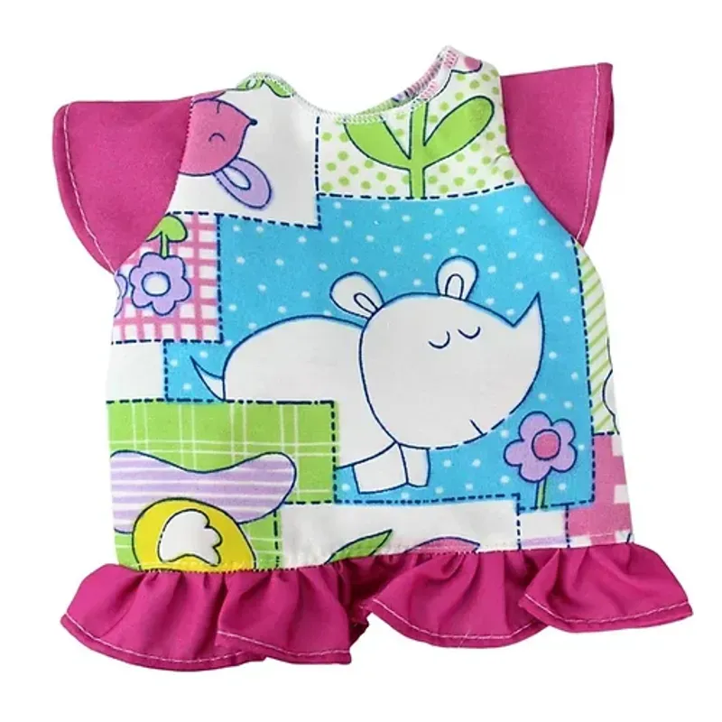 ROUPA BONECA BABY ALIVE- VESTIDO ZOO - CASINHA 4