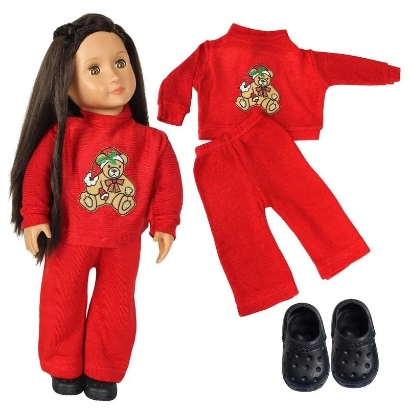 Kit Roupa Boneca Our Generation - Conjunto Natal - Casinha 4