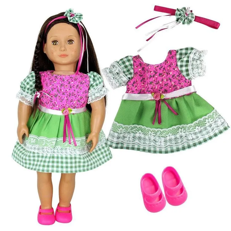 Kit Roupa Boneca Our Generation - Festa Junina - Casinha 4