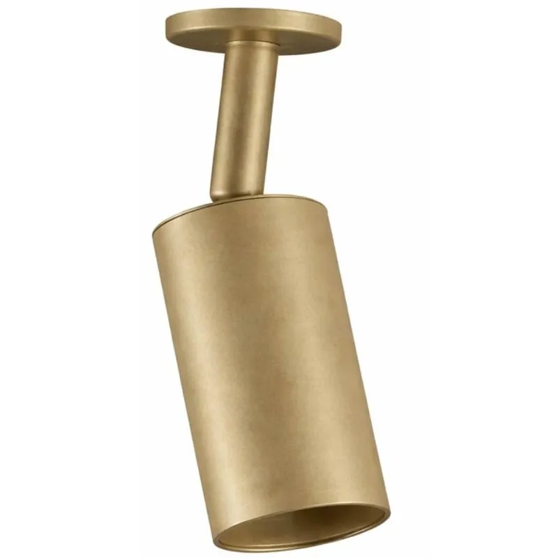 Spot de Teto em Alumínio Dourado Redondo Luminária Interna de Sobrepor Bivolt Neo Dital