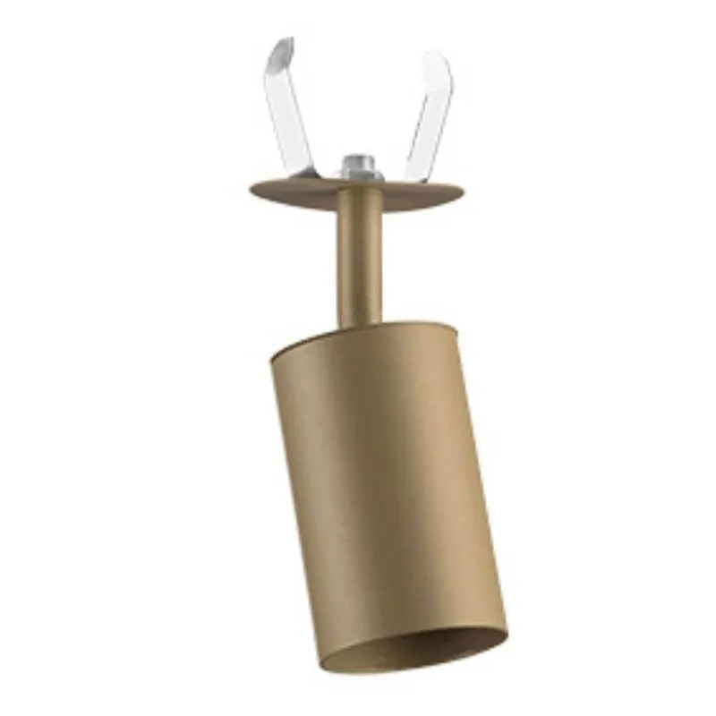 Luminária de Teto Spot Embutido Alumínio Dourado Bivolt Neo Dital Iluminação Focal Bivolt