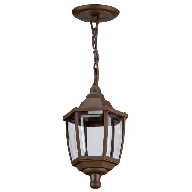 Luminária Teto Pendente 47cm E27 Marrom Bivolt Dital Heritage Varanda Área Gourmet Escritório