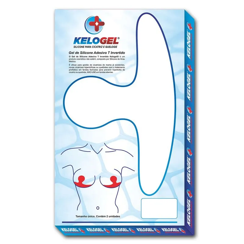 Fita Adesiva Gel De Silicone T Invertido Mama 2un Kelogel