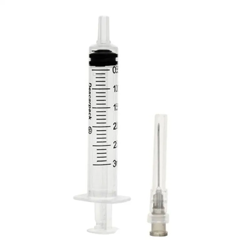 Seringa 3ML slip com agulha 25X0,7 slip kit 200UN descarpack
