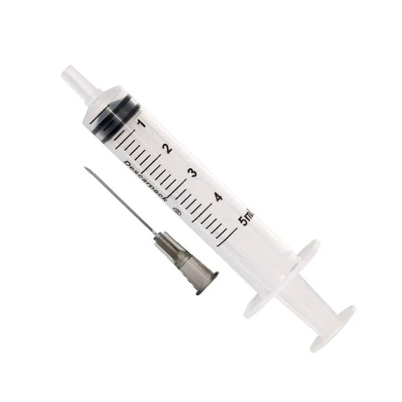 Seringa 5ML slip com agulha 25X0,7 slip kit 300UN descarpack
