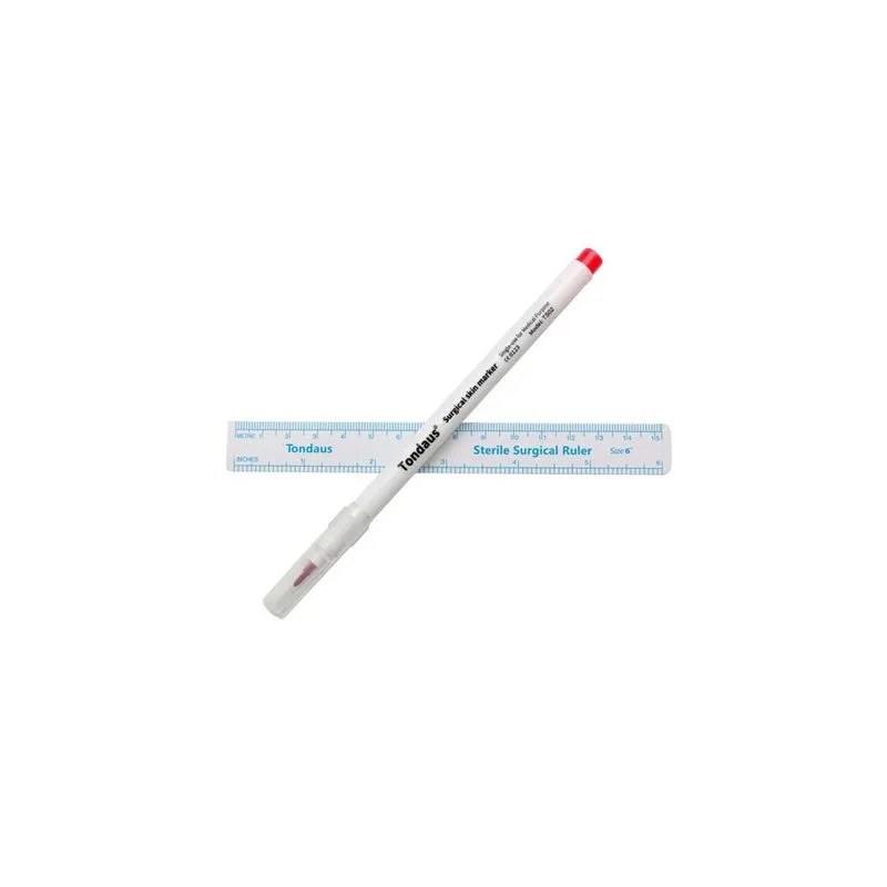 Caneta Marcadora Tondaus Cor Vermelha Ponta 1.0Mm Ts02 05Un
