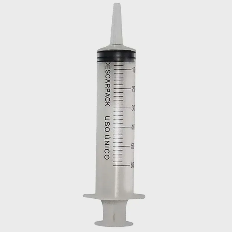 Seringa descartável 60ML catéter s/ agulha 75UN descarpack