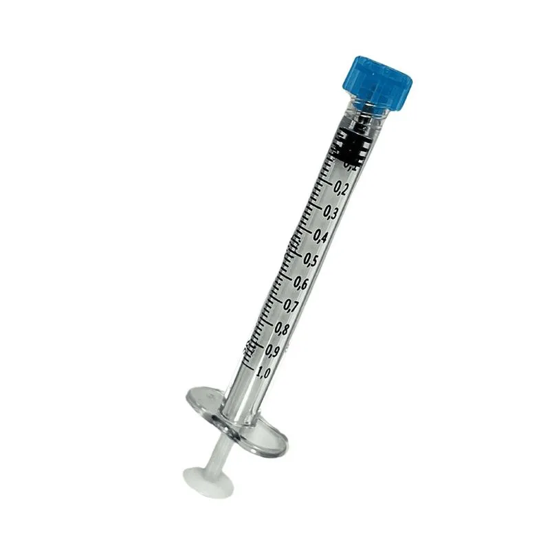 Seringa 1ML cristal policarbonato residuo zero 1,0ML sr 10UN