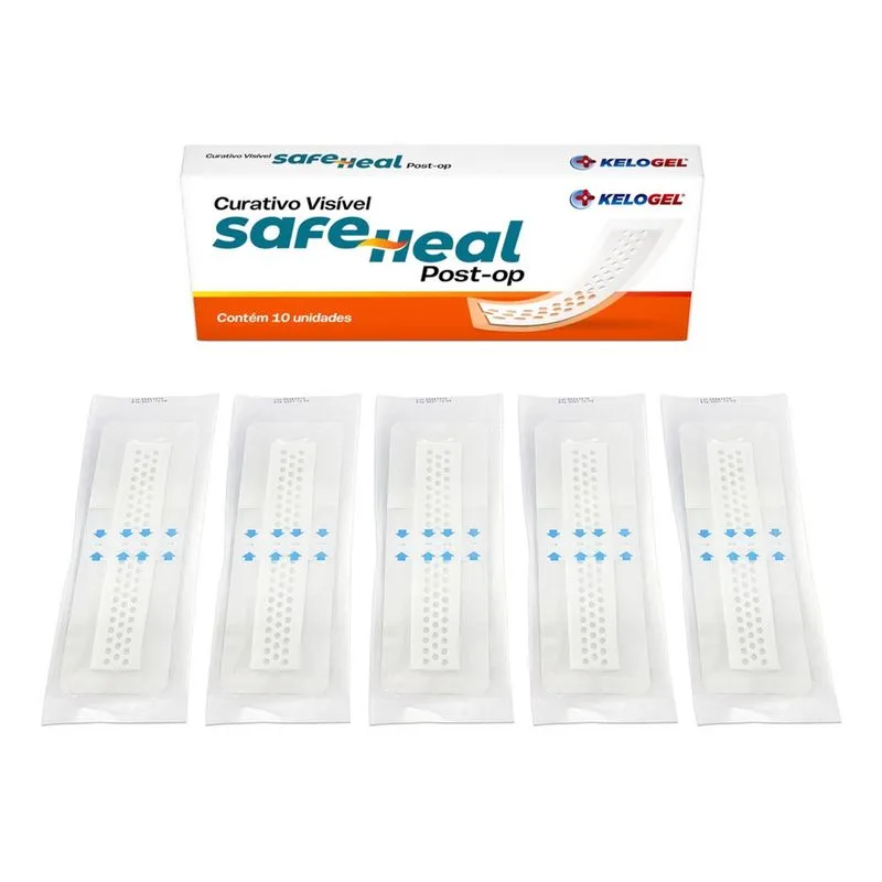 Curativo visível safe heal post-op 10x30 (5x25) 5UN kelogel