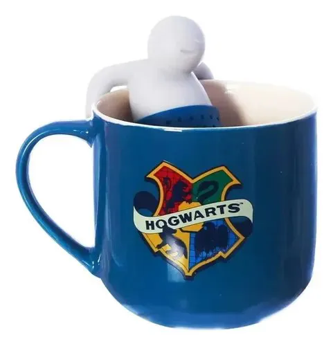 CANECA C/ INFUSOR CHA HOGWARTS HOUSES - Manaia Presentes