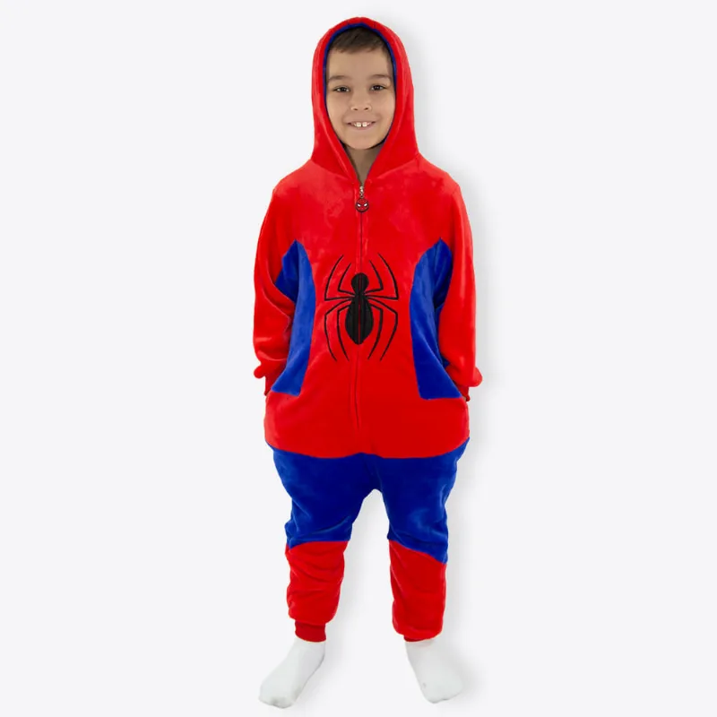 Macacão Kigurumi Infantil de 9 a 10 Anos Homem-Aranha – Marvel