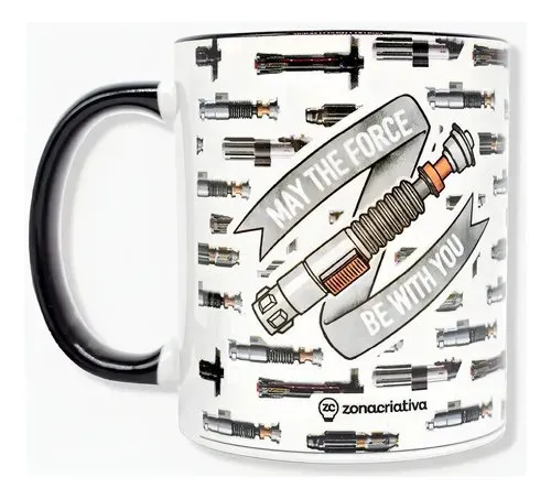 CANECA POP 350ML SABRE DE LUZ - Manaia Presentes